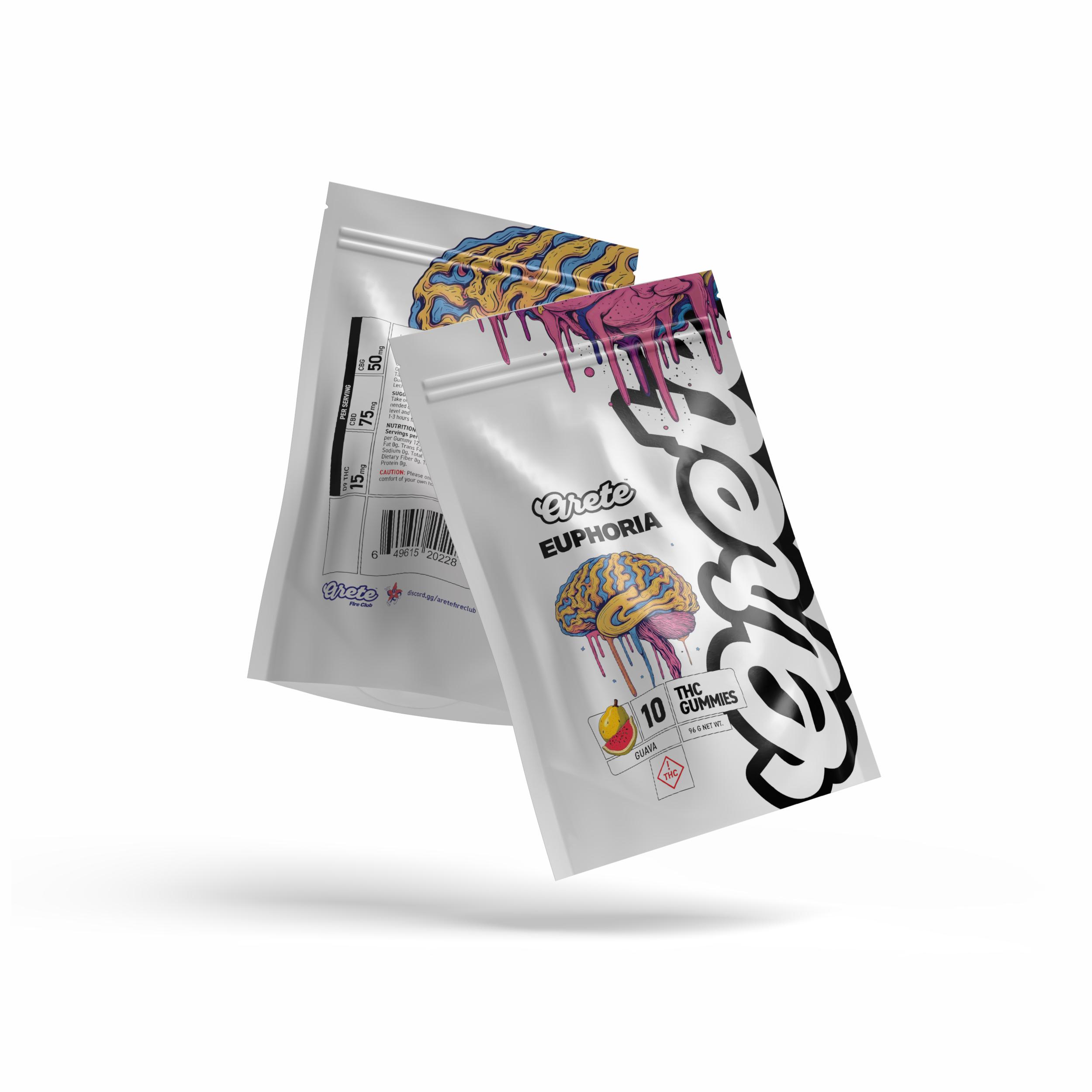 The product image for Organic Euphoria Delta 9 THC Gummies