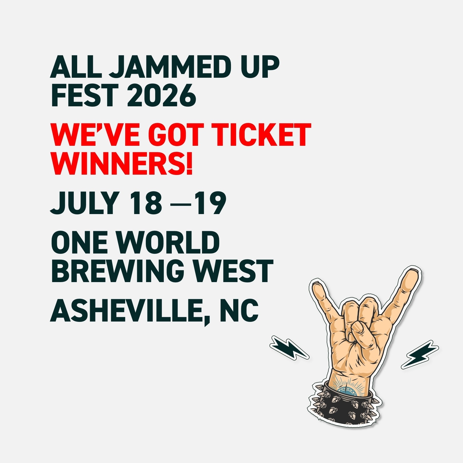 All Jammed Up Fest (2026) in Asheville, NC Image